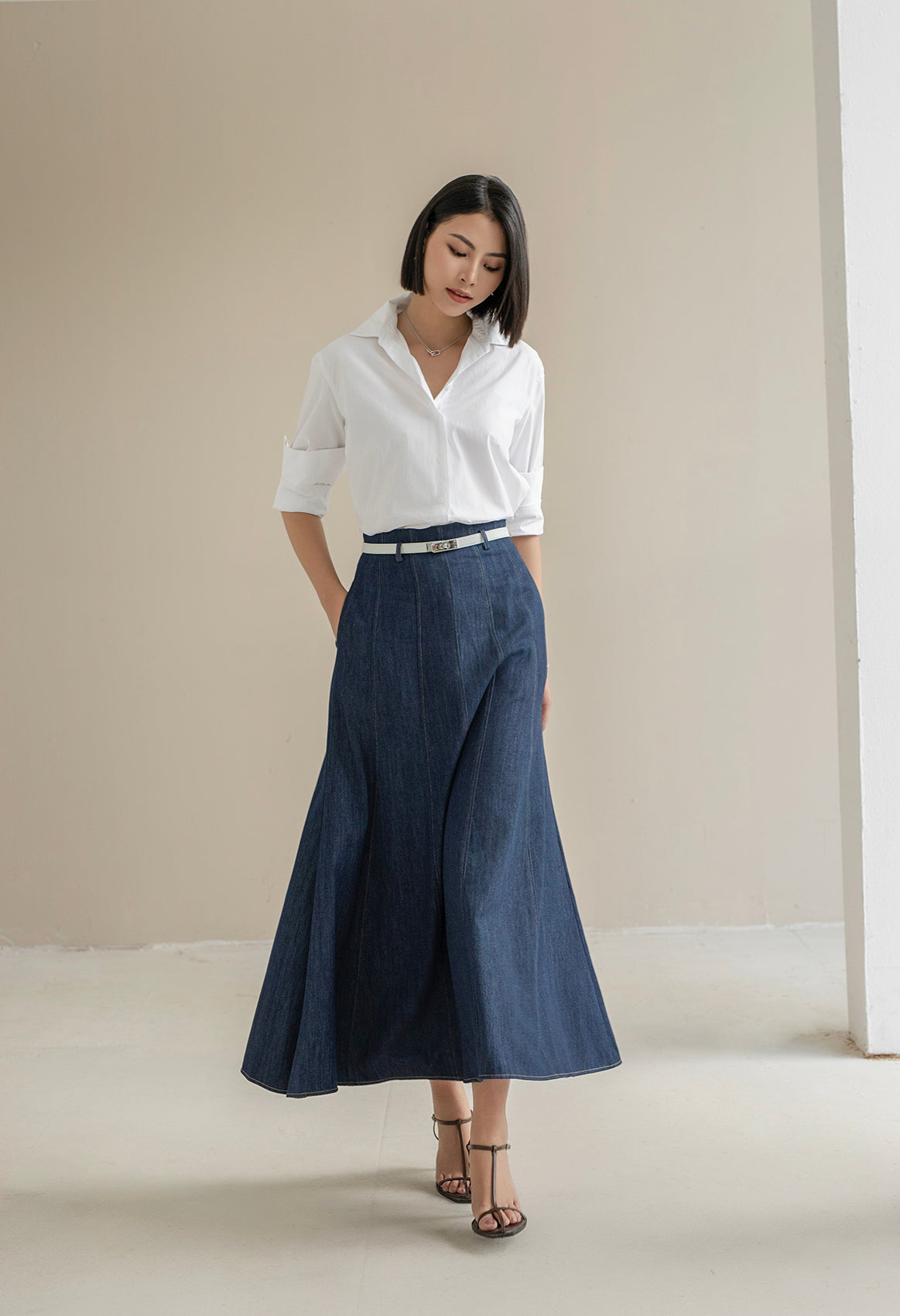 KAT SKIRT DENIM