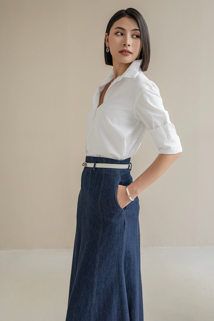 KAT SKIRT DENIM