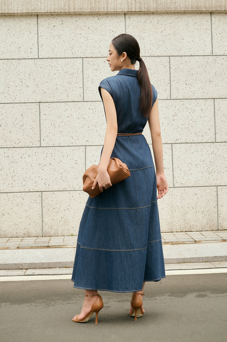 LIVIA DRESS DENIM