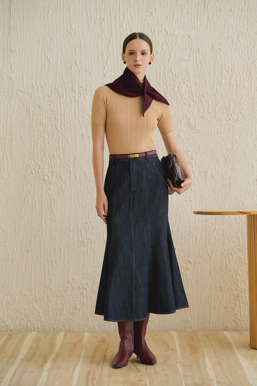 LENKA SKIRT DENIM