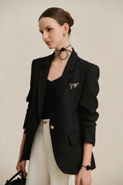 TESS BLAZER BLACK